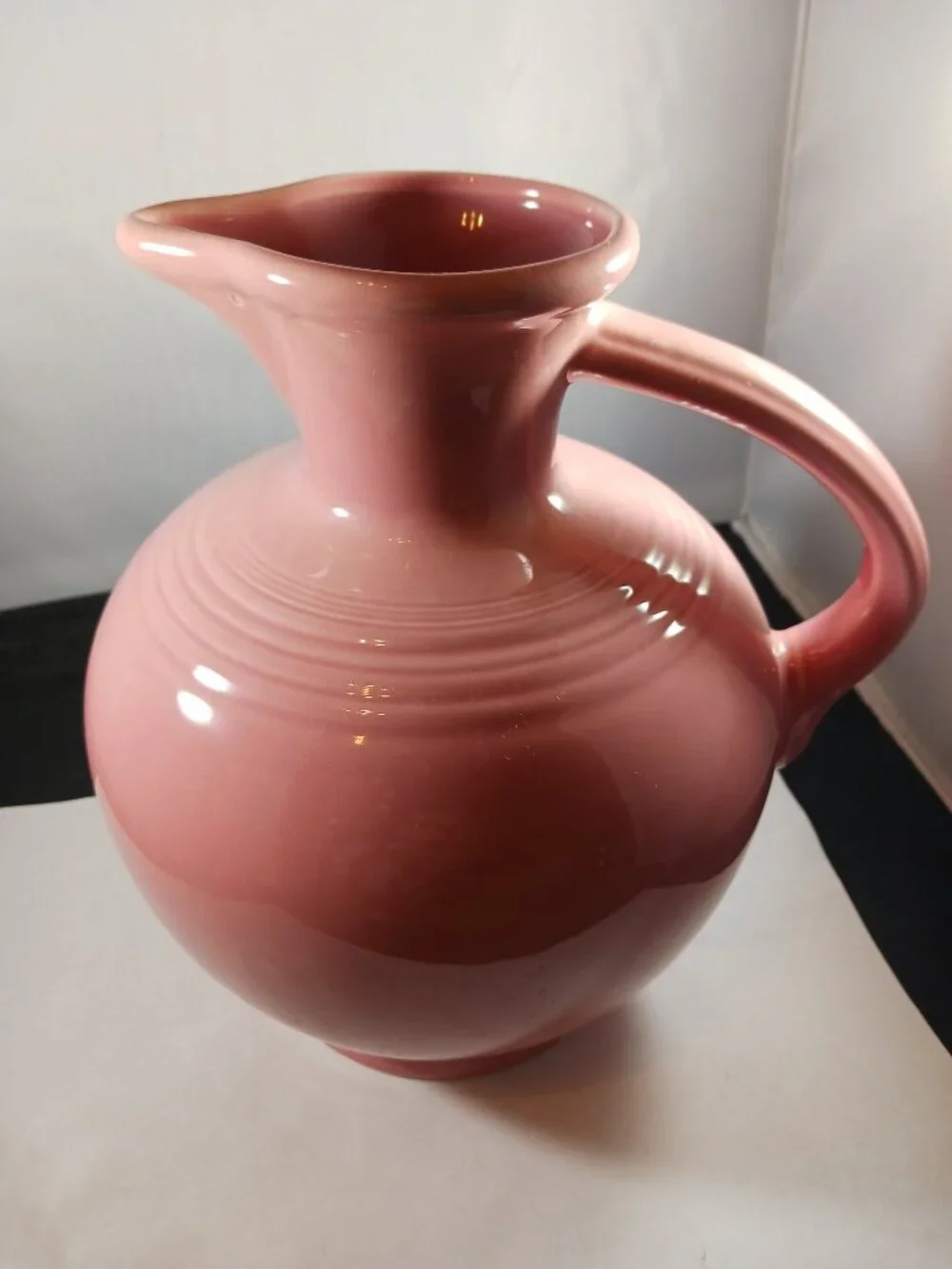 Vintage Fiesta Ware Pink Carafe